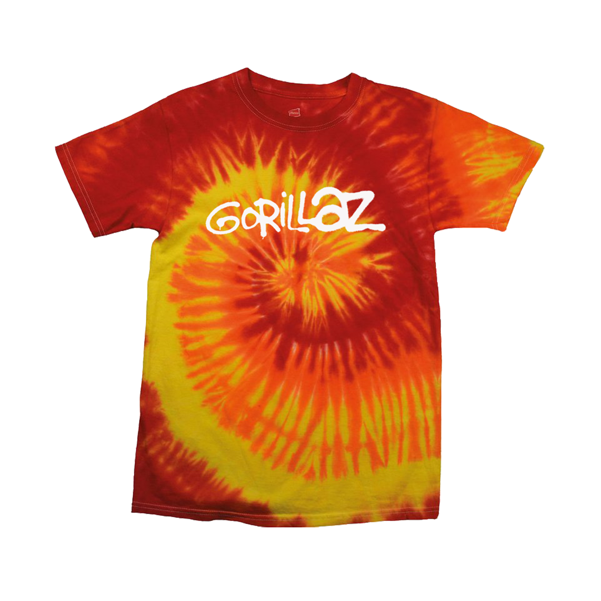 Spray Logo Red Tie Dye t-shirt