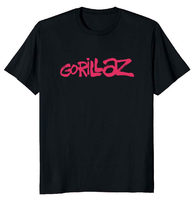 Graffiti Logo T-Shirt Black Pink Print
