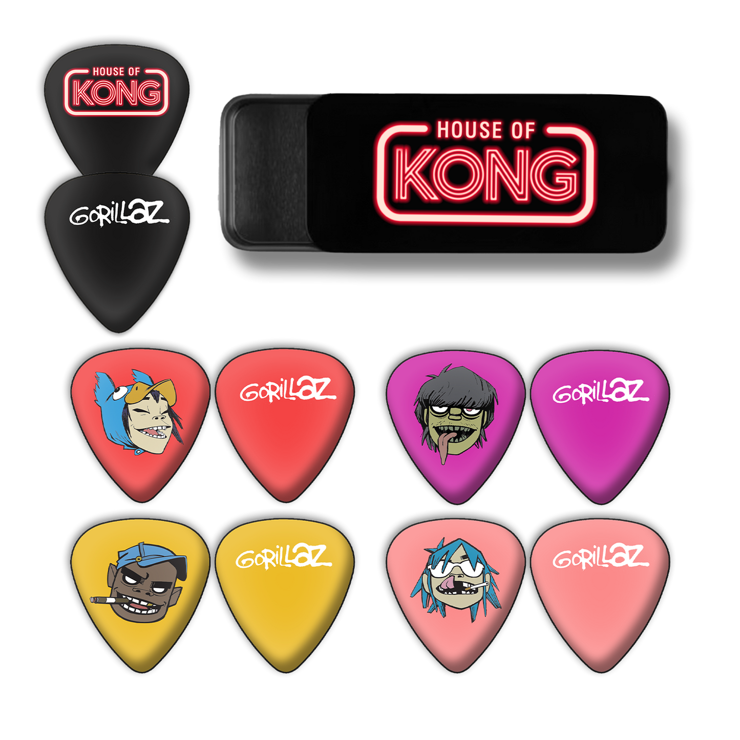 HOK Guitar Pick Set | Gorillaz