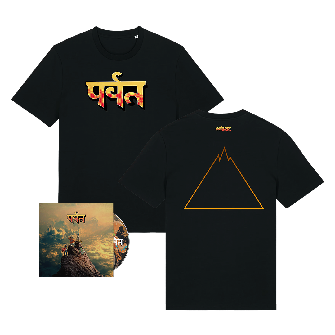 The Mountain CD & Black T-Shirt Bundle | Gorillaz