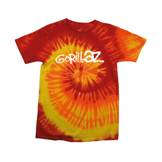 Spray Logo Red Tie Dye t-shirt