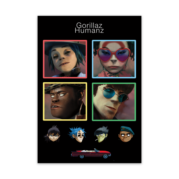 Humanz Anniversary Sticker Set