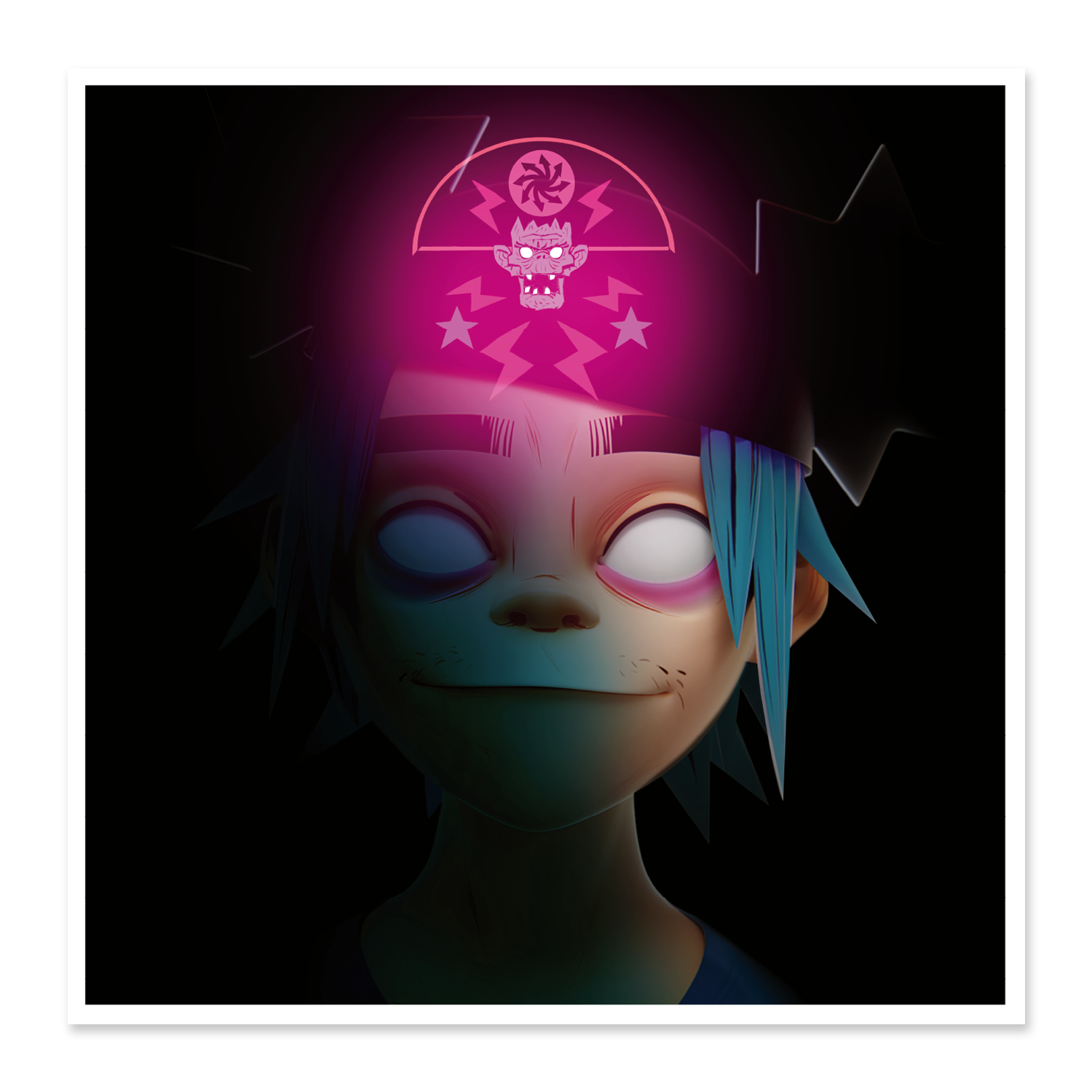 Gorillaz Cracker Island 2D Print