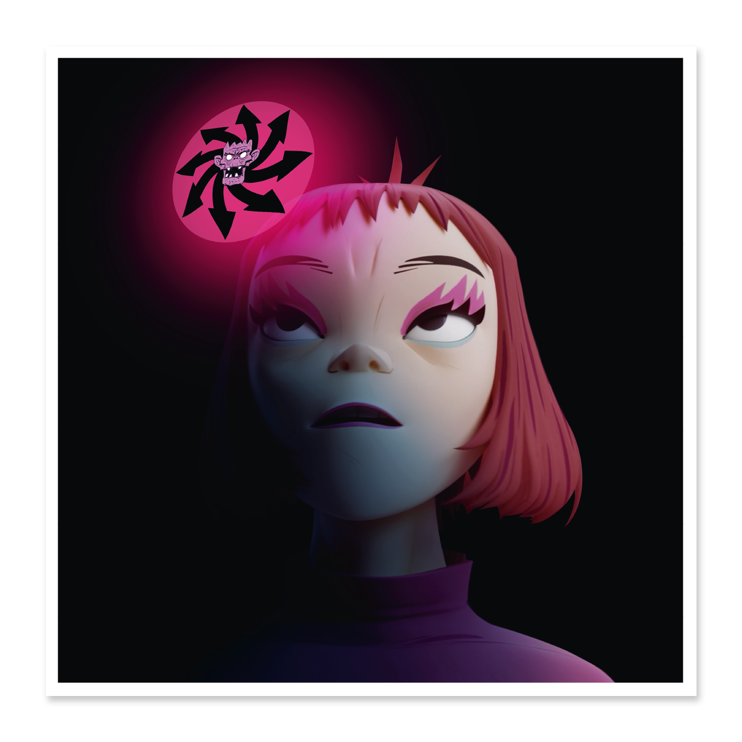 Gorillaz Cracker Island Noodle Print
