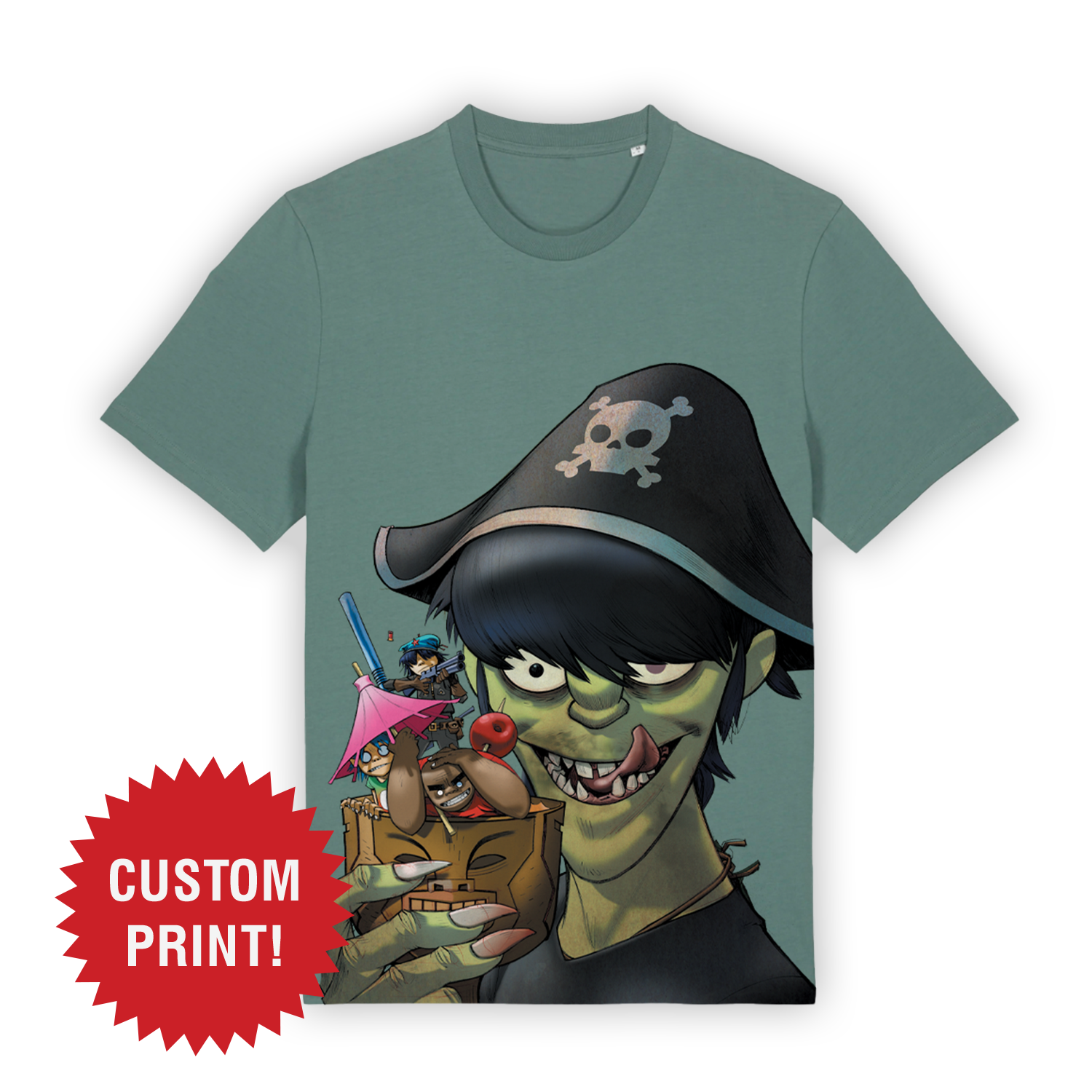 Pirate Cocktail T-Shirt | Gorillaz