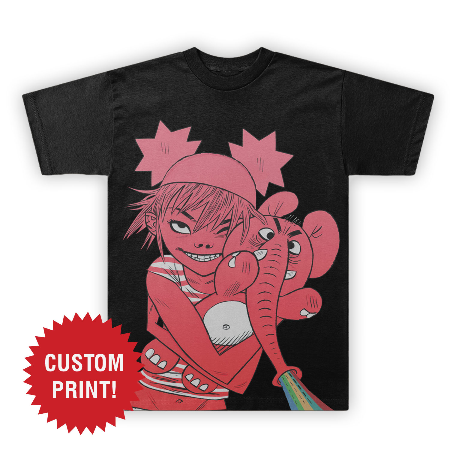 Rainbow Elephant T-Shirt | Gorillaz