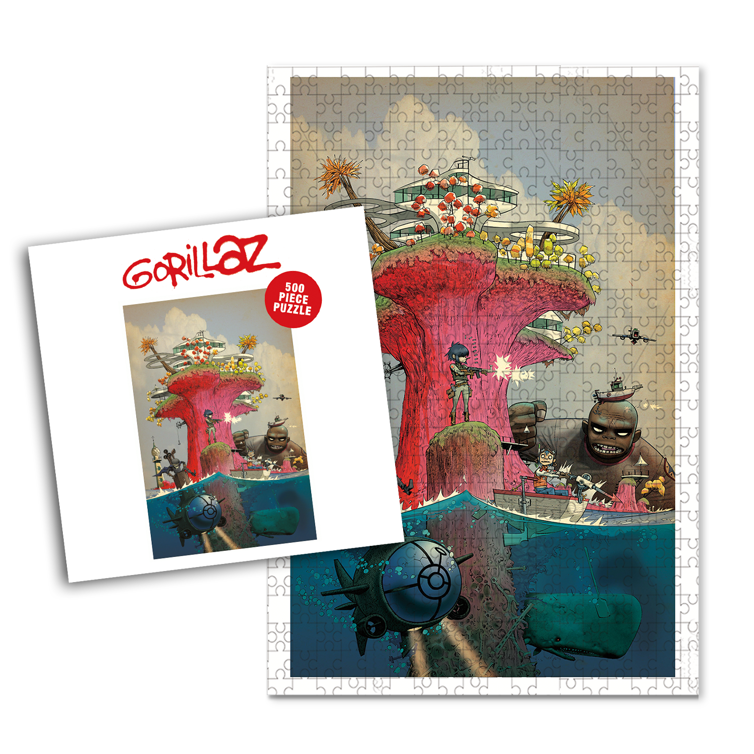 Plastic Beach Jigsaw | Gorillaz