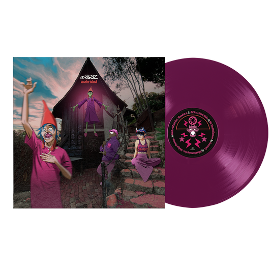 Gorillaz Cracker Island Exclusive Transparent Purple Vinyl