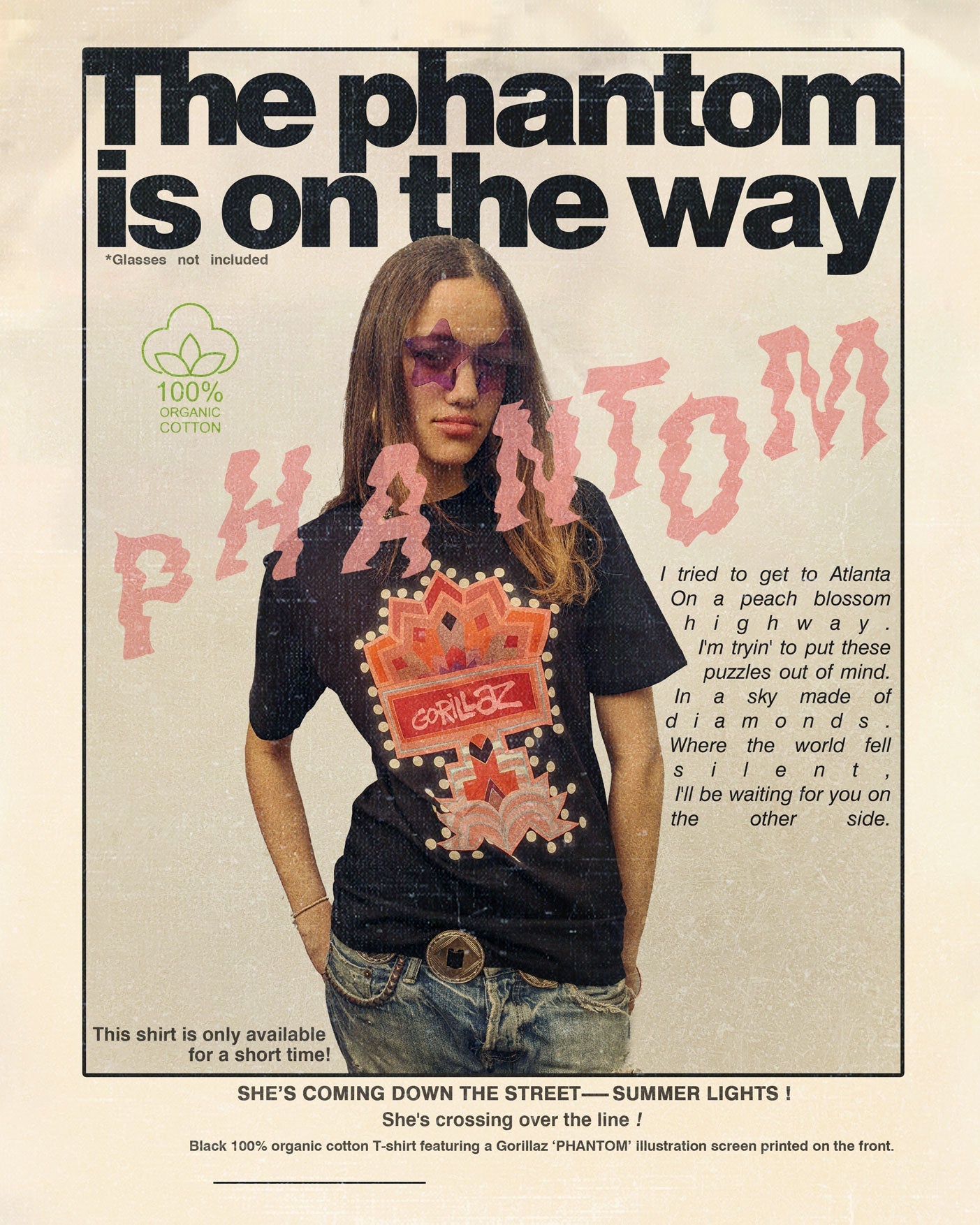Phantom T-Shirt | Gorillaz