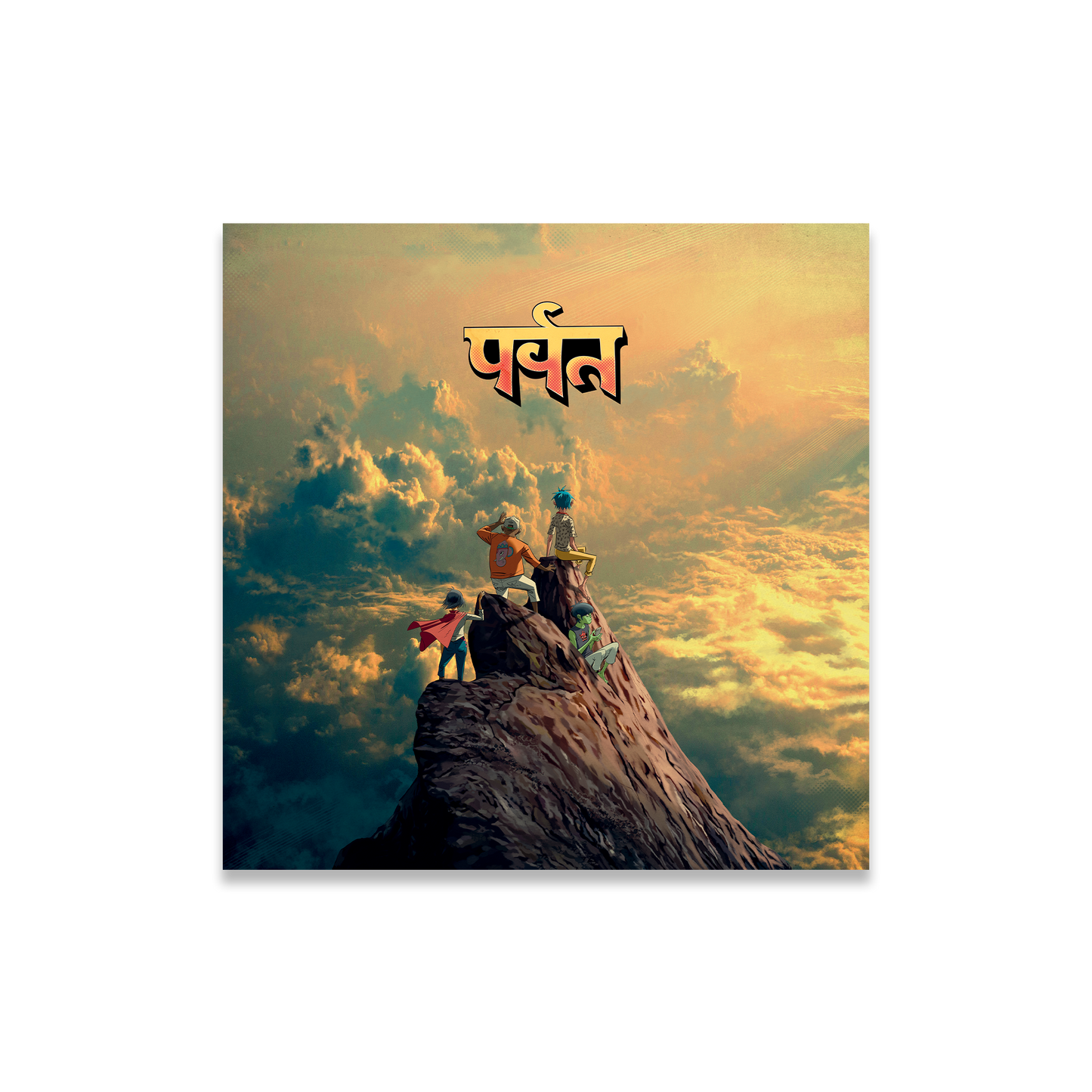 The Mountain Poster & Choice of Character Cassette Bundle | Gorillaz