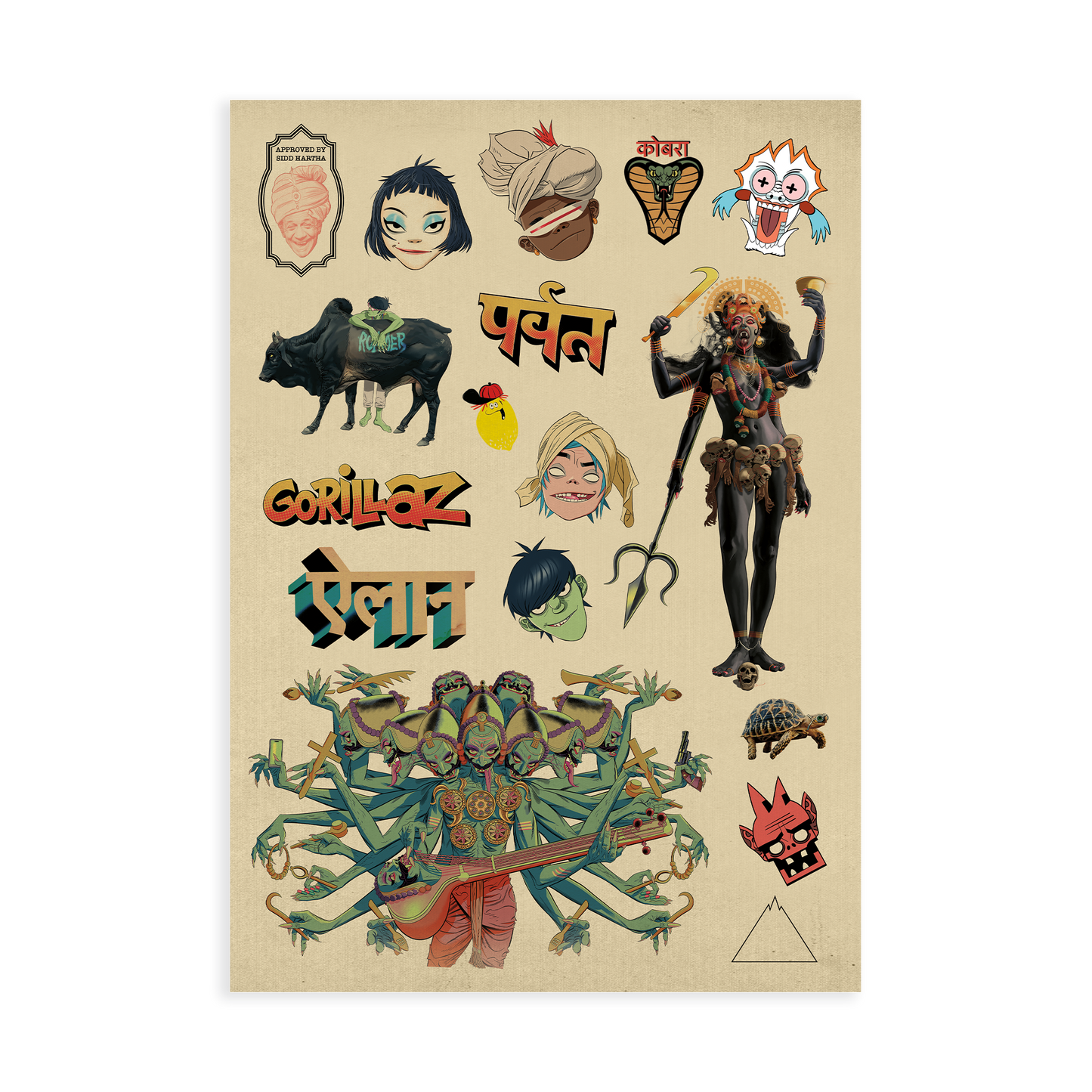 The Mountain Sticker Sheet (Free gift with purchase)