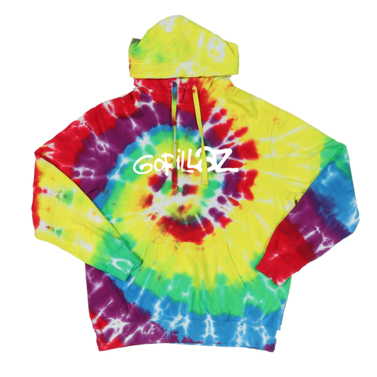 Spray Logo Rainbow Tie Dye Hoodie